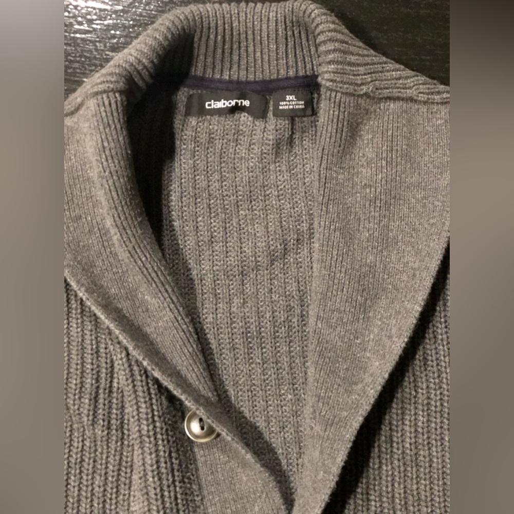 Claiborne cardigan with buttons and pockets - Picture 4 of 4
